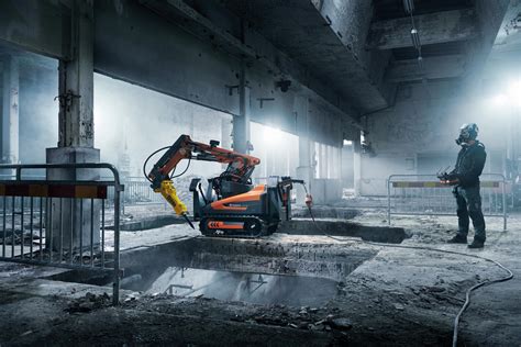 mini excavator chipping robo|Husqvarna DXR 145 .